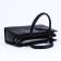 Lightning tout bag, external pocket, long belt, black color