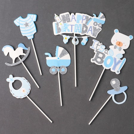 Set for decoration "Happy Birthday, Son", a set of 7 pcs.-1