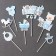 Set for decoration "Happy Birthday, Son", a set of 7 pcs.