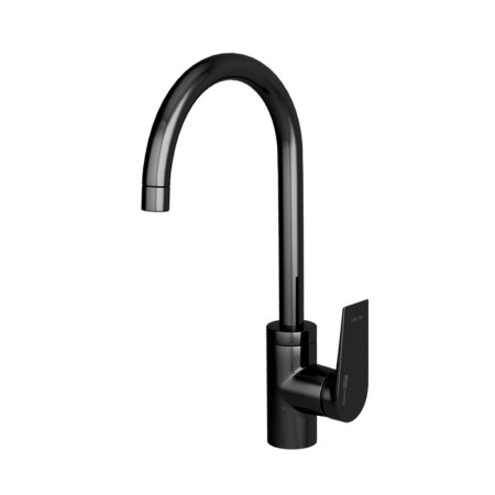Kitchen mixer Wasserkraft Glan 6607, single -leaf, pour length 173 mm, black-3
