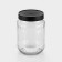 A set of glass cans with a black polymer lid, TO-82 mm, 720 ml, 4 pcs.