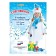 Carnival costume "Snowman with a patch", velor, height 98 cm, white color