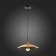 Suspension lamp ST LUCE. SL1017.203.01. Romo. 1x60 W, E27, 30x30 cm, black color