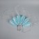 Garland “thread-grozd” 230 cm, transparent thread, “bumps”, 30 LED, 4.5 V, AAX3 batteries (not in the kit), glow warm white