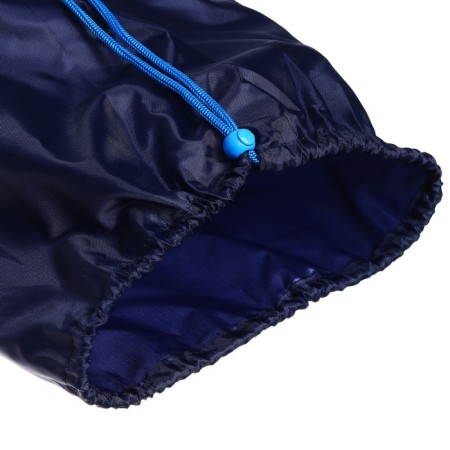 A bag for shoes and balls 360 x 220 mm, round bottom D 220 mm, calligrata (soft polyester, density 210 D), dark blue-4