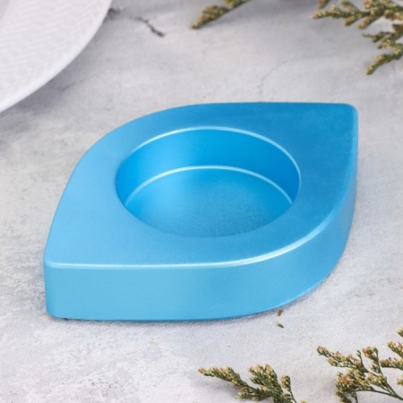 Summary "Eye. Marble" from gypsum, 14.5x9.5x2cm, blue-1