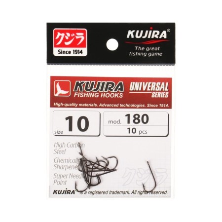 Hooks Kujira Universal 180, BN color, No. 10, 10 pcs.