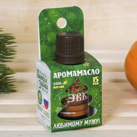 Aromamaed 15m Eucalyptus to the "beloved husband" in a gift box