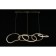 Suspended chandelier Pirret LED 3000K 80W