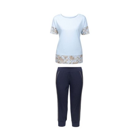 Female pajamas, size XS, blue color