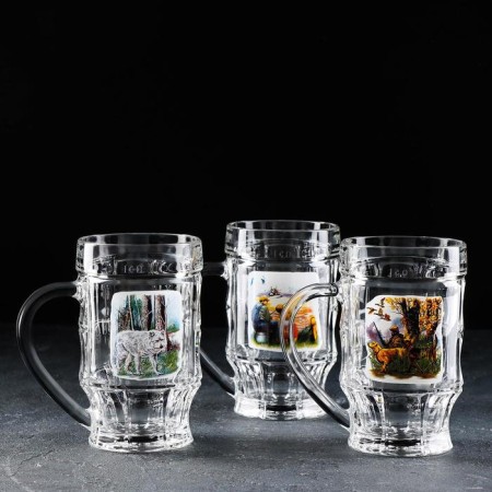 Berry mug "Okhota-fish", 500 ml, in gift packaging-3