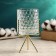 Glass pots on a stand, 11x8cm