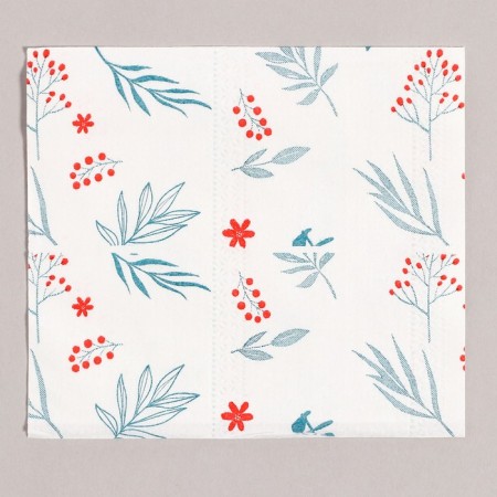 Paper “Leaves” napkins, 60 pcs in a bag, 3 layers-2