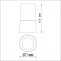 Elina lamp, 1x9W GU10, black color