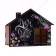 The key a wall -mounted "House is full of happiness and love", 22 x 15 cm.