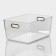 The storage container "Tenderness", 32 × 22 × 14.3 cm, the color is transparent