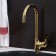 Kitchen mixer Wasserkraft Sauer 7107, single -leaf, pour length 173 mm, gold