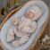 Kinderlitto “Muslin” discharge kit, 4 items, height 50-56 cm, beige-gray-gray color