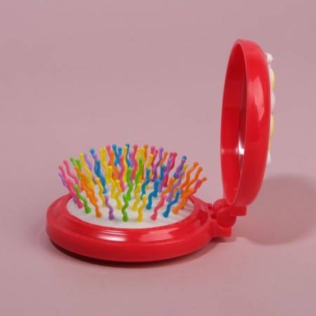 The comb is massage, folding, with a mirror, D = 6.5 cm, Mix drawing-12
