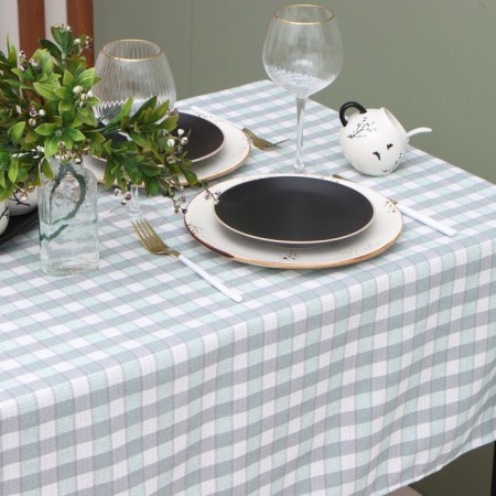Tablecloth Ethel -gray 140*180 cm, 100% p/e-1