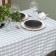 Tablecloth Ethel -gray 140*180 cm, 100% p/e
