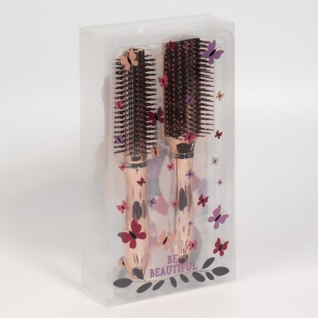 Set "Flower silhouette", breaststone, massage comb-1