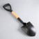 Tourist shovel "Master K" Bayonk, 67 cm, black, tree