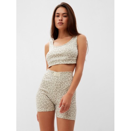 Women's costume (shorts and top) mist: leo p. 42, beige-2