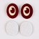 Eyes, set of 50 pcs., Size 1 pc. - 1 × 1.2 cm