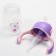 Children's chipper with silicone tube "Koala", 250 ml., With handles, purple color