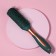 Comb massage, rubberized pen, 5 × 24 cm, green/golden color