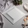 Disposable square plate ECO, 26 × 26 cm, sugarcane, white color