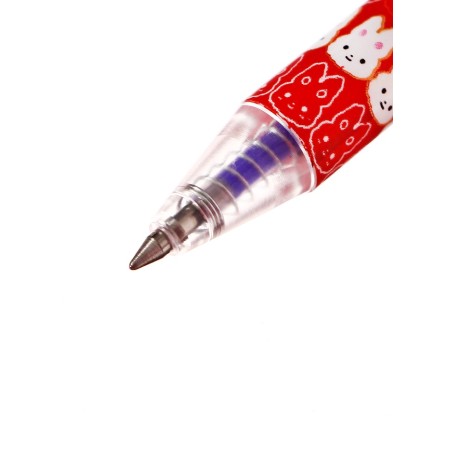Handle gel machine washed ink, 0.5 mm, blue rod, bear mix-3