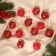 Set of balls plastic D-4 cm, 12 pcs "Melody" Pattering Cod, Red