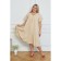 Female dress, size 56, beige color