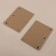 Linings on a handle for a bag, on buttons, 13 × 9 cm, 2 pcs, beige color
