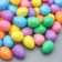Easter "egg - shine" set 100 pcs multi -colored 1.8x1.5x1.5 cm