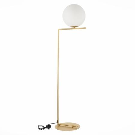 The floor lamp ST LUCE. SL1148.305.01. CODDA. 1x60 W, E27, 38x30x175 cm, brass color-5