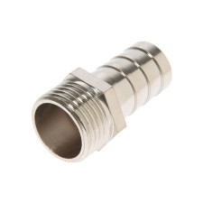 Штуцер ZEIN, 1/2" х 16 мм наружная резьба, никелированная латунь, фасовка 100 шт.