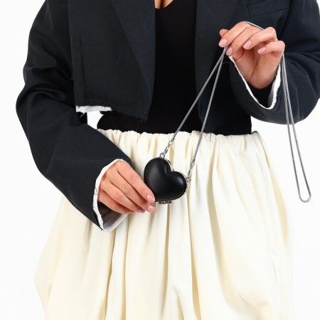 Female bag on a magnet, black color-12
