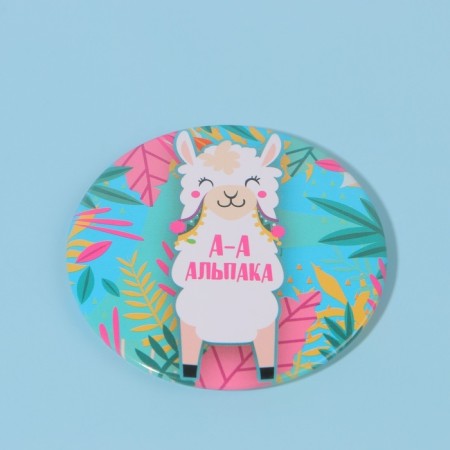 Alpak mirror d = 7 cm, multi -colored-4