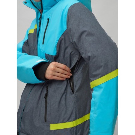 Ski suit female, size 58, blue color-2