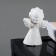 Figure "Praying Angel" gilding height 3x7x4.5cm