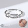 Ring "Mood" Pin, the color is silver, dimensionless