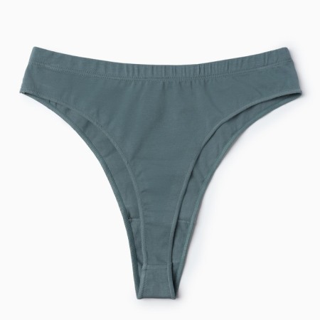 Panties female Braziliana, the color as ash is green, size 46 (m)-3