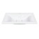 Paola Elegante sink, half -vested, 65 cm, rectangular