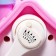 Mechanical sharpener with container, 5 types of sharpening, pink house
