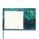The weekly dated 2025, Escalada "Snake", 180 x 127 mm, soft cover, PVC, 64 sheets, pancake embossing, block 70, green