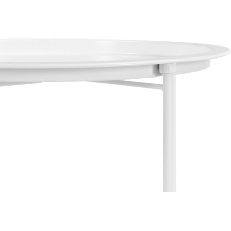 TRAY METAL METAL CHOUSE, White 47X47X51 cm-4