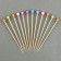 Wooden skewers "sweets", 12 cm, set of 12 pcs.